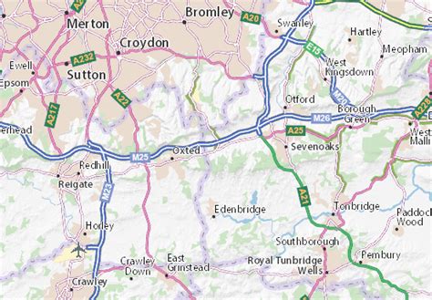 MICHELIN Westerham map - ViaMichelin