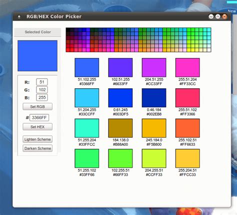 Hexcode color picker - silentryte