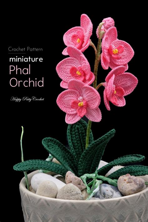 Crochet Pattern for Miniature Phal Orchid Crochet Flower - Etsy ...