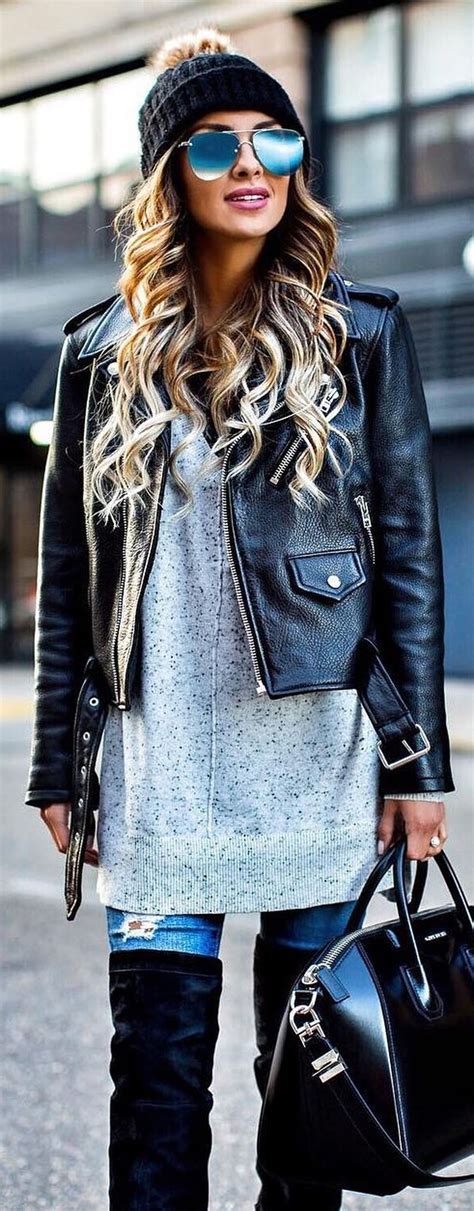 Women Leather Jacket Outfits: The Ultimate Fashion Statement In 2023 ...