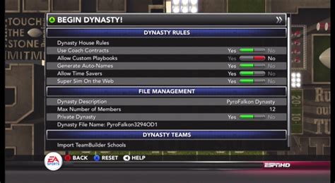 Online Dynasties - NCAA Football 13 Guide - IGN