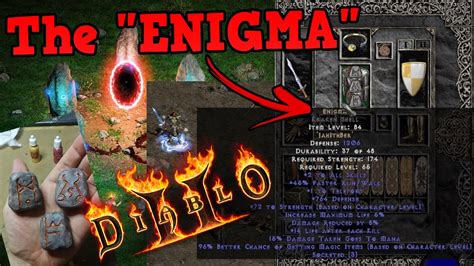 Best Place to Find THE ENIGMA in Diablo 2 Resurrected / D2R - YouTube