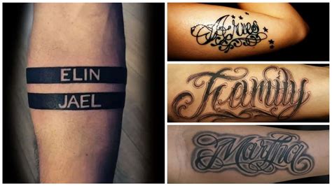 Tatuajes de nombres para hombres: 30 ideas originales (+significado)