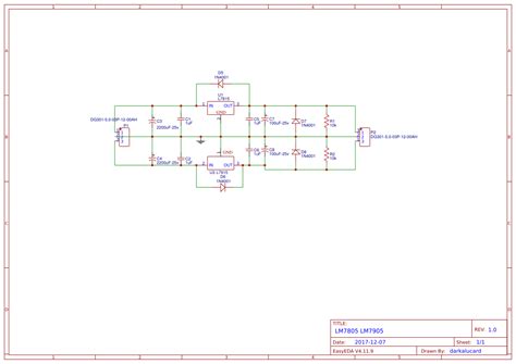 LM7815/7915 - EasyEDA open source hardware lab