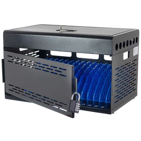 Buy Laptop Charging Cabinet for 16 Devices - Locking Charging Station ...