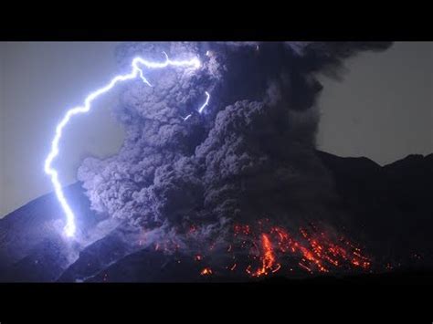 Lightning Storm Volcano