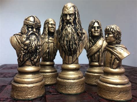 Lord of the Rings Chess Set LOTR Chess Set Handmade Made to Order Chess ...