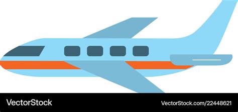 Airplane flight cartoon Royalty Free Vector Image