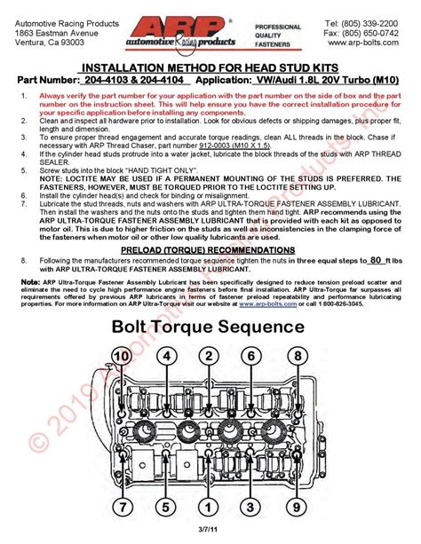 7.3 Powerstroke Engine Torque Specs