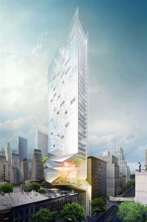 Proposal for New York Skyscraper Cantilevers Lobby Over Its Neighbors ...