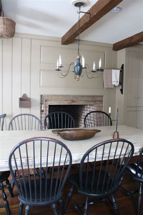 New Englandish | Farmhouse dining room, Colonial dining room, Farmhouse ...