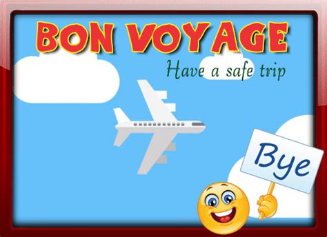 A Happy Bon Voyage Trip Ecard. Free Bon Voyage eCards, Greeting Cards ...