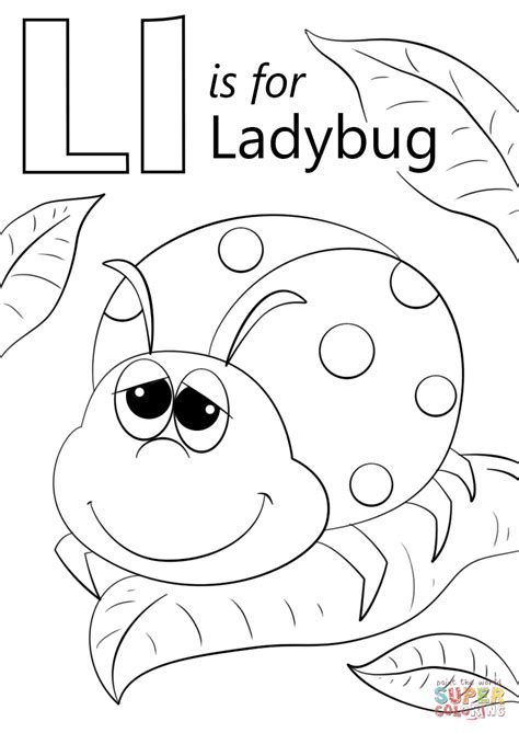 23+ Letter L Coloring Pages For Toddlers Pictures - Coloring for kids