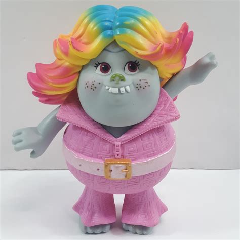 TROLLS DOLL BRIDGET LADY GLITTER SPARKLES NO ROLLER... - Depop