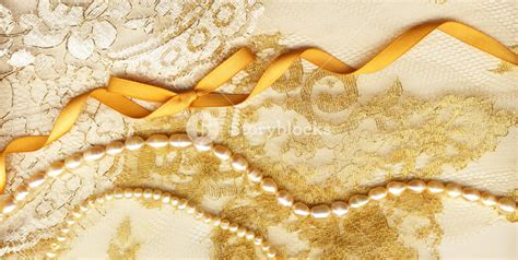 Golden Textile Wedding Background Royalty-Free Stock Image - Storyblocks