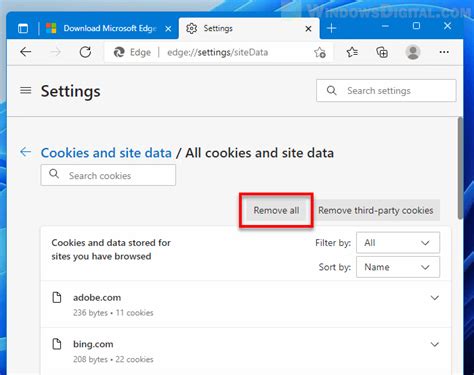 How to Clear Cookies in Windows 11