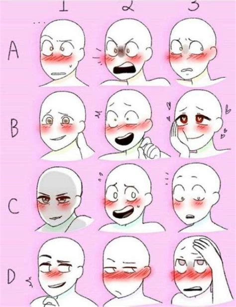 How To Draw Facial Expressions Anime