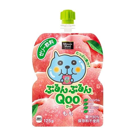 JAPAN COCA COLA Purun Purun Qoo Jelly Drink Peach Flavour 3 x 125g ...