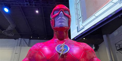 The Flash Movie's New Costume: Exclusive Photos from Licensing Expo