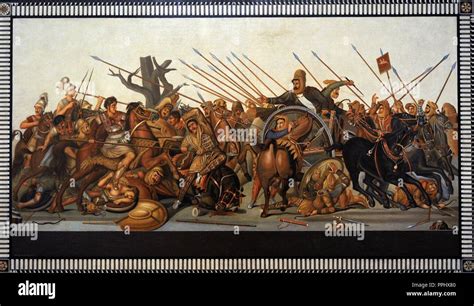 Modern reconstruction of Battle of Issus, between Alexander the Great ...