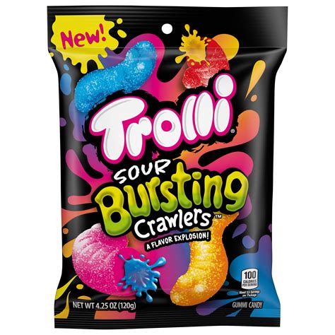 Trolli Sour Bursting Crawlers Gummy Candy, 4.25oz - Walmart.com