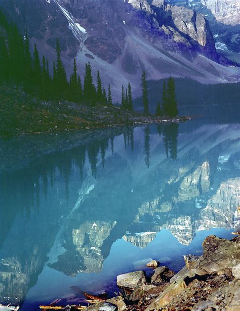 Moraine Lake Reflection Photograph by Leo Bruce Hempell - Pixels