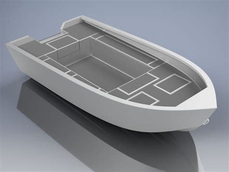 13 FOOT (3.95m) ALUMINUM UTILITY SKIFF PLANS - Aluminum Boat Plans