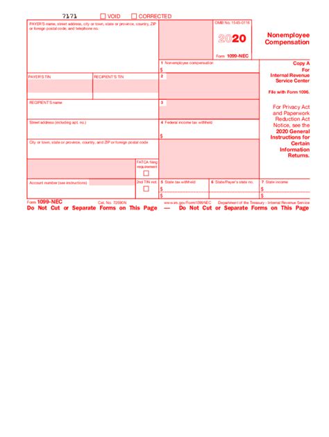 1099 Form Fillable Pdf - Printable Forms Free Online