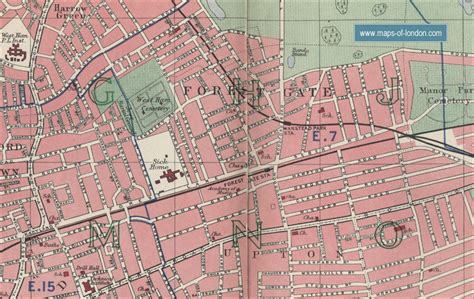 Map of Stratford, London