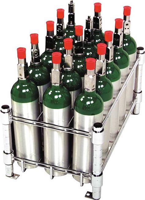 Amazon.com: W.T. Farley Inc M6 Oxygen Tank Cylinder Storage Rack ...