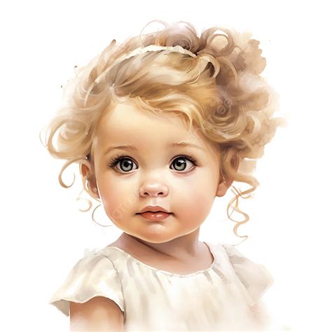 Artistic Baby Girl Clip Art, Baby Girl, Artistic, Transparent PNG ...