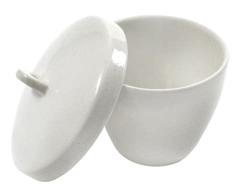 Eisco™ Porcelain Crucible with Lid, Tall Form | Fisher Scientific