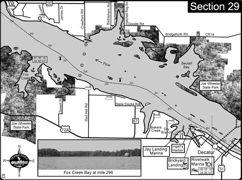 Decatur AL Tennessee River-Wheeler Lake Map - decatur al • mappery