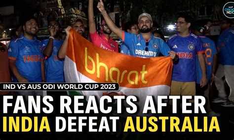 IND vs AUS ODI WC 2023:IND vs AUS ODI WC 2023: Fans reaction after ...