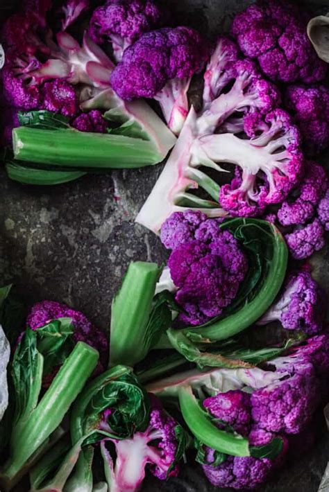 Purple Cauliflower - Waves in the Kitchen