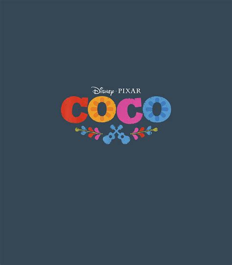 Disney Pixar Coco Movie Logo Colorful Graphic Digital Art by Harir ...