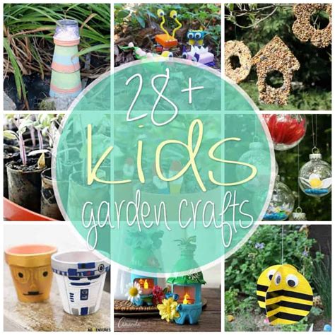 Kid's Garden Crafts: 28+ creative ideas for the little ones