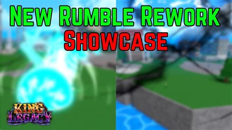 RUMBLE Fruit Rework Showcase in King Legacy (Update 4.7) - YouTube