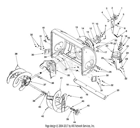 Mtd Snowblower Parts Listing