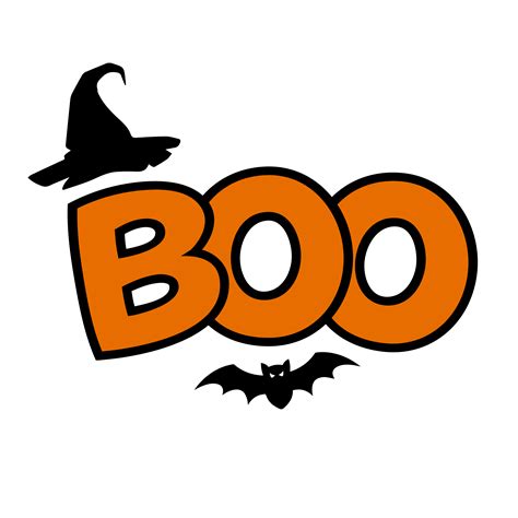 Halloween Boo Illustration Png No Background