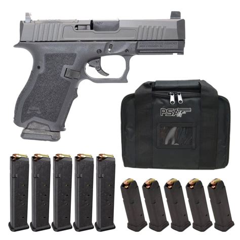 PSA Dagger Compact 9mm Doctor Cut Pistol w/ 5 Each PMAG 27rd/15rd ...