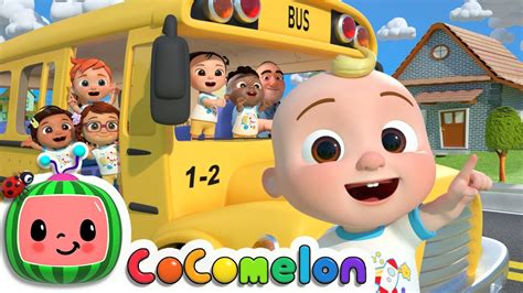 Wheels On The Bus (School Version) | CoComelon Nursery Rhymes & Kids ...