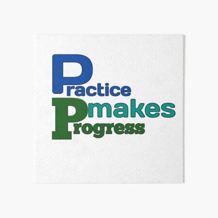 Practice Makes Progress Art Board Prints | Redbubble