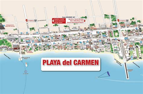 Playa del Carmen Map - Riviera Maya