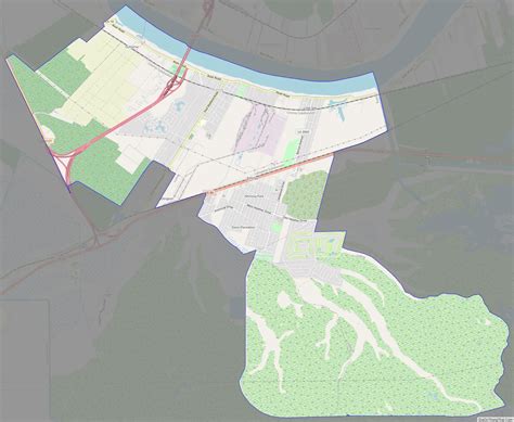 Map of Luling CDP, Louisiana