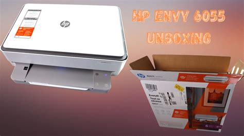 Hp Envy 6055e Unboxing Setup & Review - YouTube