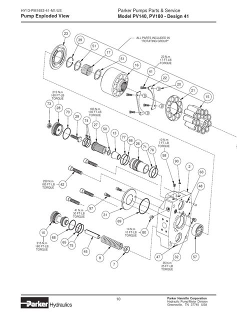 HPU pump part numbers Parker | PDF | Legal Liability | Indemnity