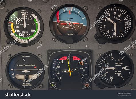 Airplane Basic Instruments Stock Photo 526568935 | Shutterstock