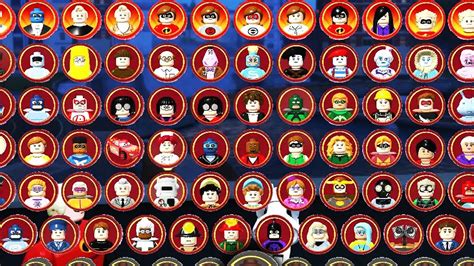 Lego Incredibles All Pixar Characters