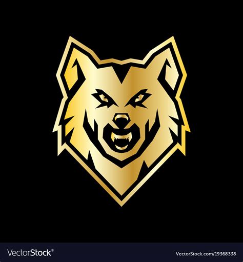 Wolf logo Royalty Free Vector Image - VectorStock